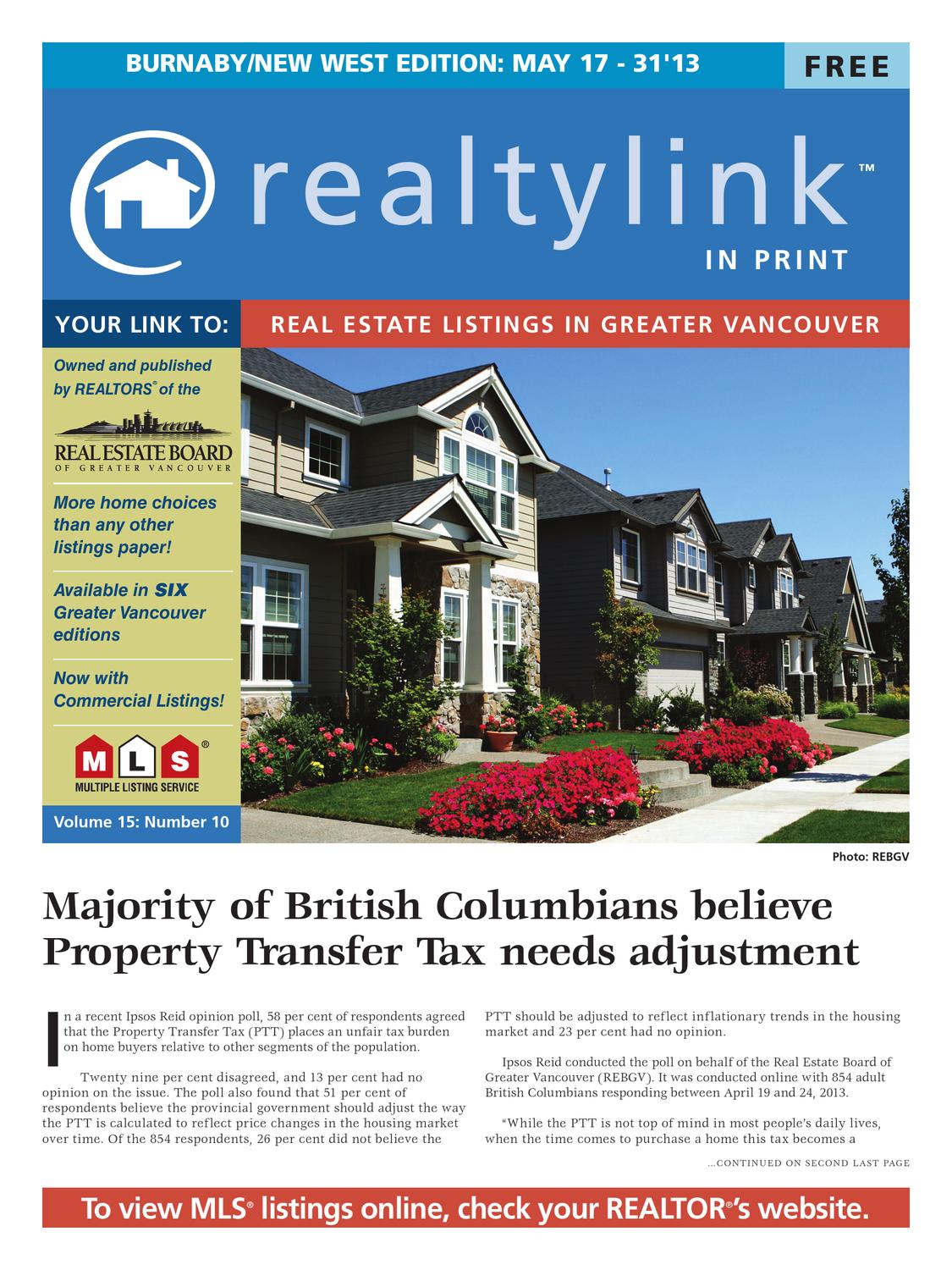 Realtylink Burnaby May 17th By Nexthome Issuu