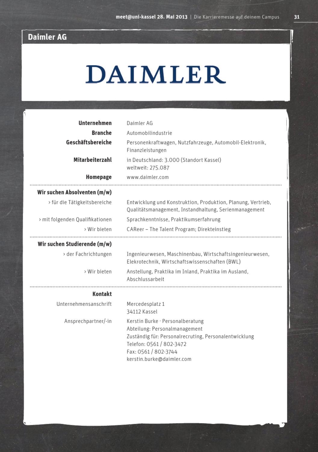 Messeguide Uni Kassel 13 By Iqb Career Services Ag Issuu