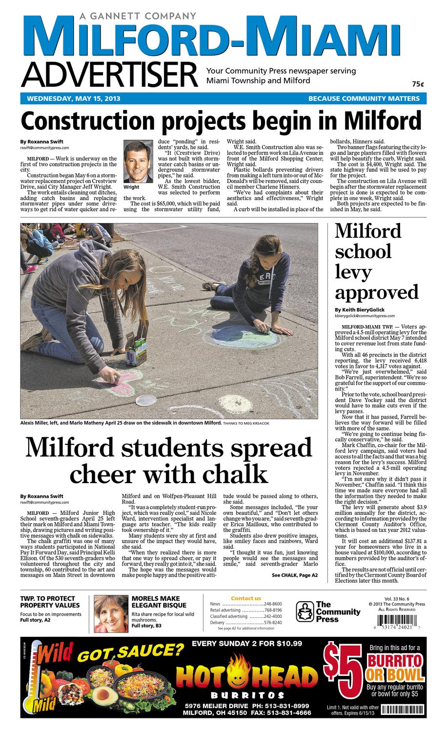 milford-miami-advertiser-051513 by Enquirer Media - Issuu