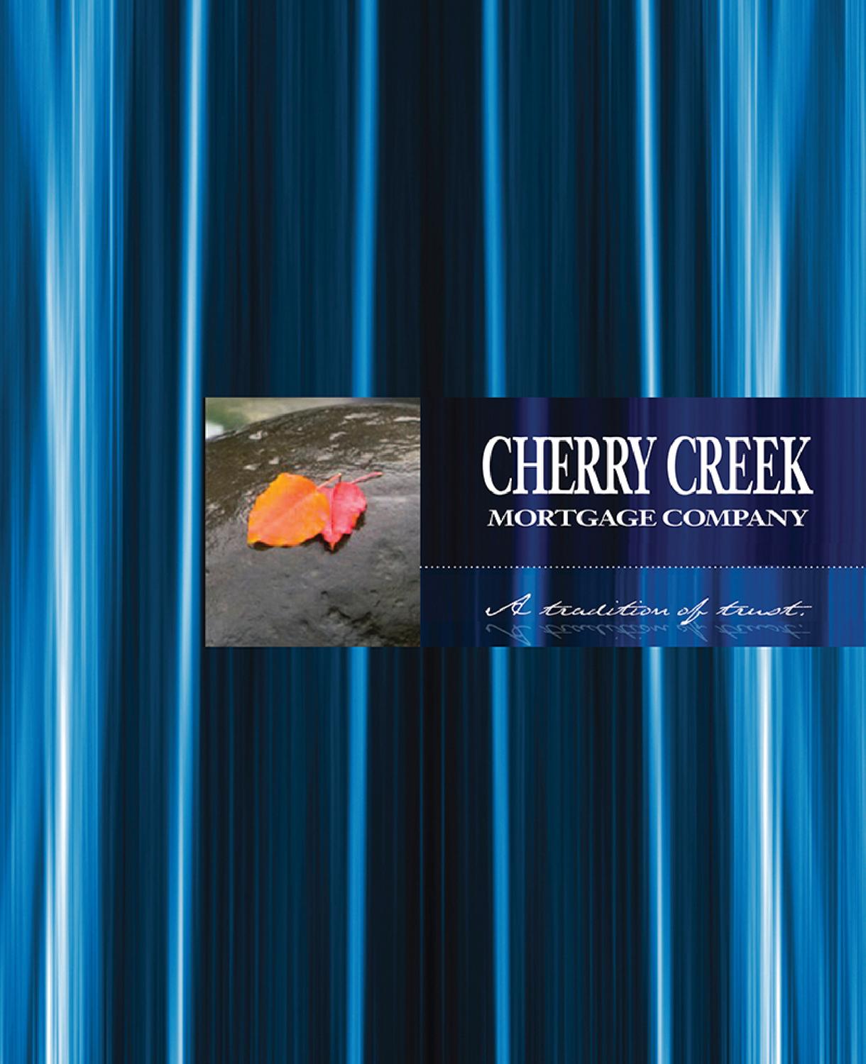 Cherry Creek Mortgage Company Booklet by Cherry Creek Mortgage NMLS
