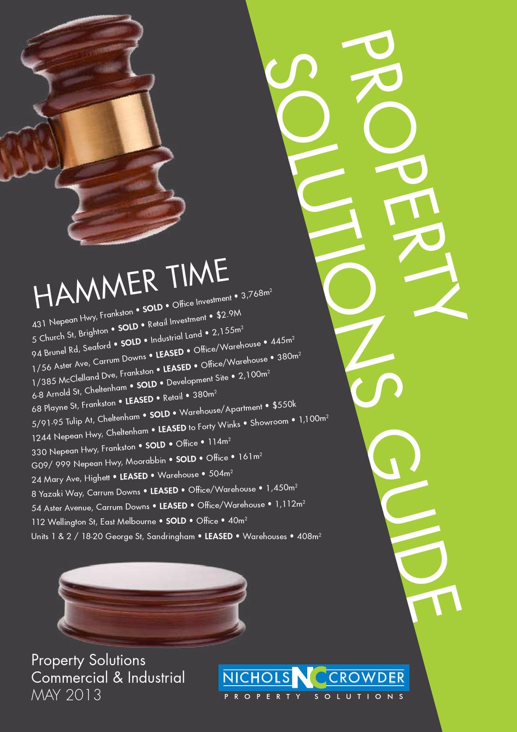 Nichols Crowder Property Solutions May 2013 by remagazines Issuu