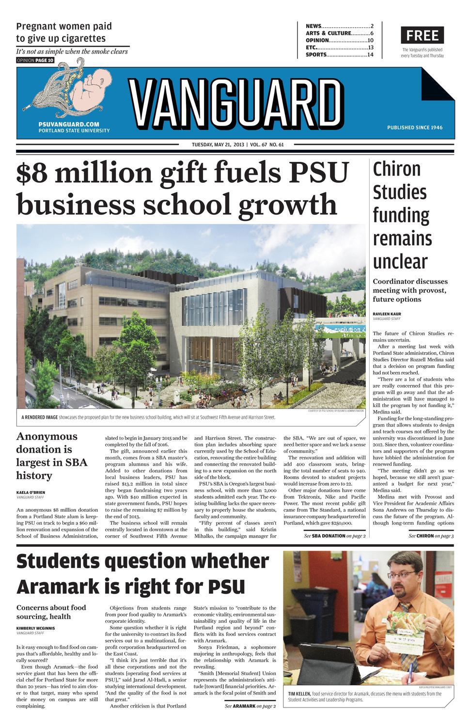 Portland State Vanguard May 21, 2013 by Portland State Vanguard Issuu