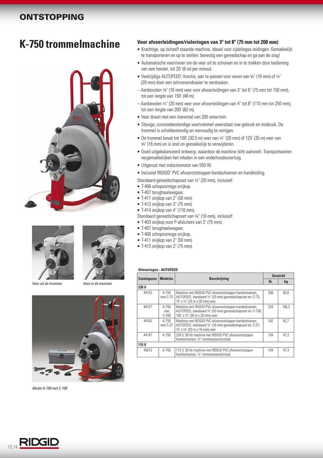 RIDGID Ridge Tool Gereedschappen by ERIKS Nederland - Issuu