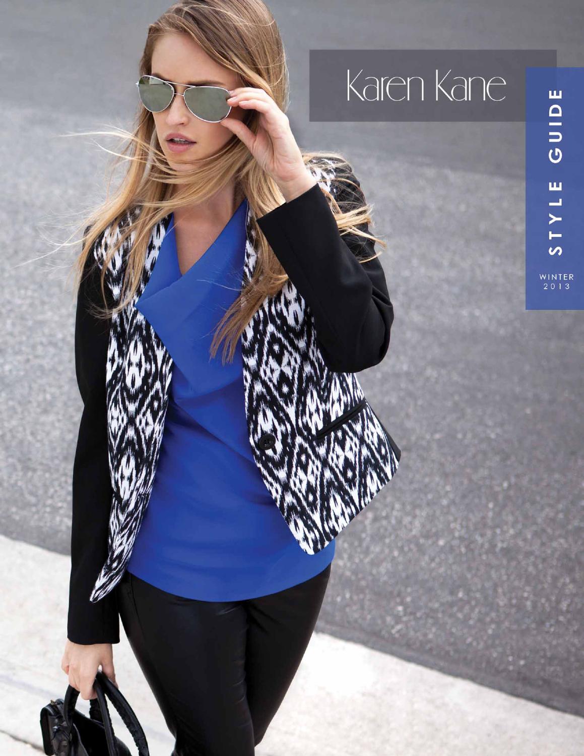 Karen Kane Winter 2013 Styleguide by Karen Kane Issuu