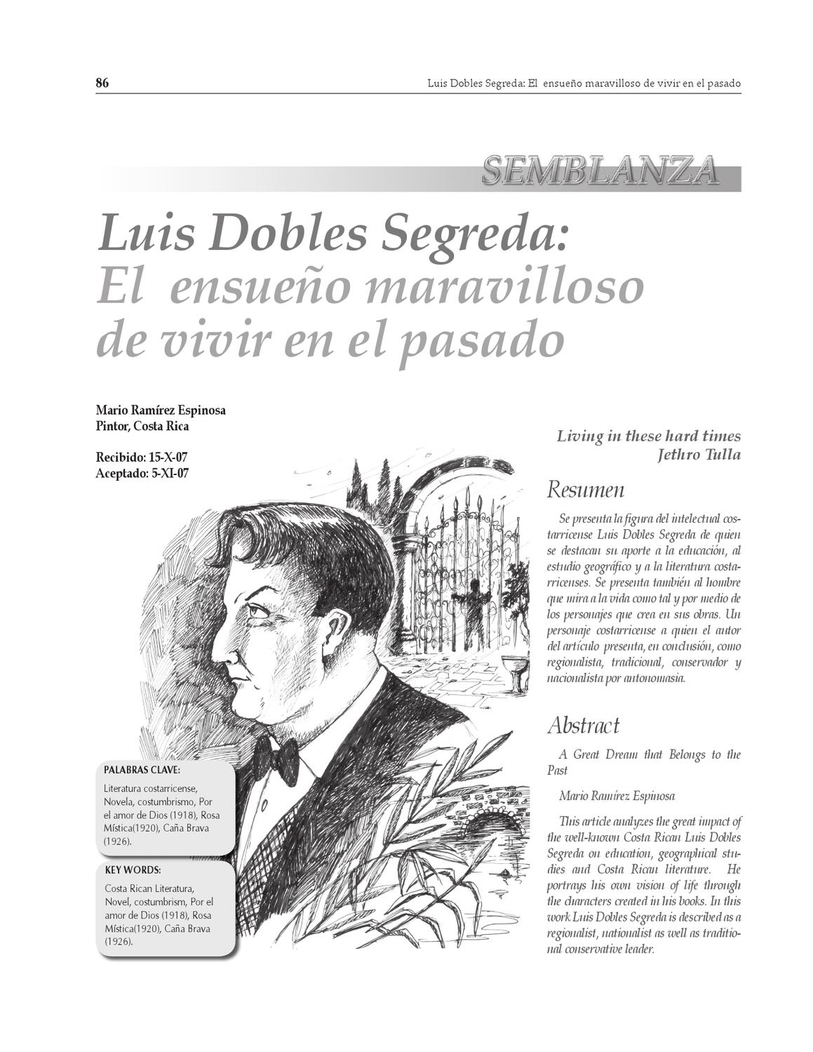 Luis dobles segreda by eduardo sanchez Issuu