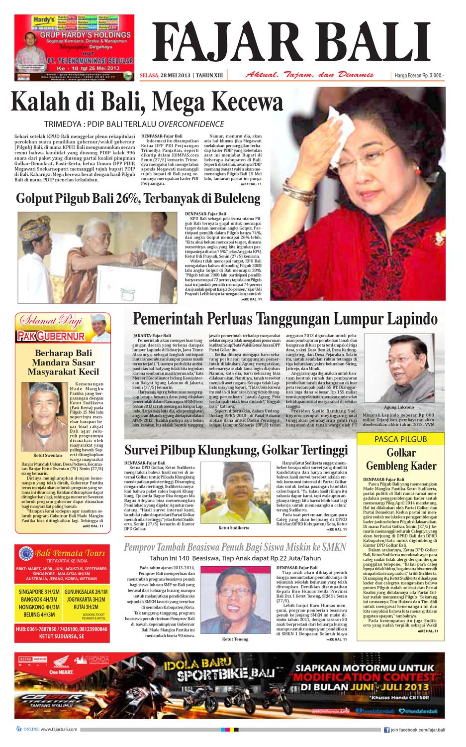 Fajar Bali Edisi 28 Mei 2013 By Hu Fajarbali Issuu