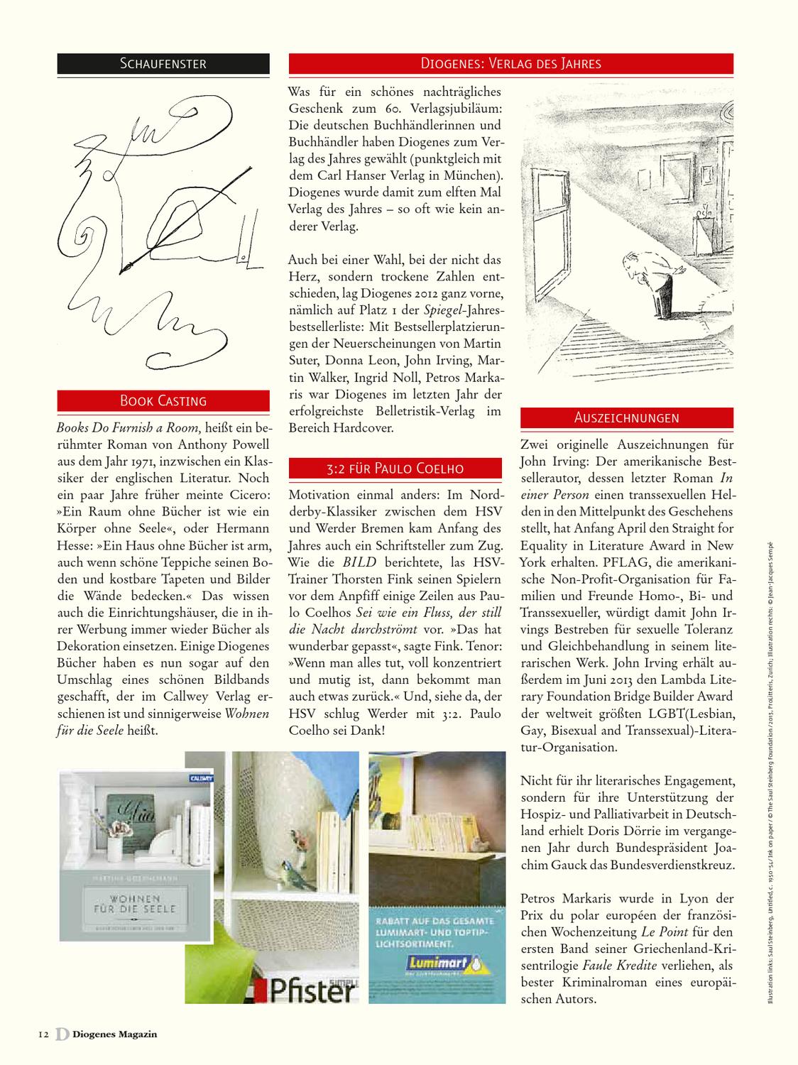 Diogenes Magazin Nr 13 By Diogenesverlag Issuu