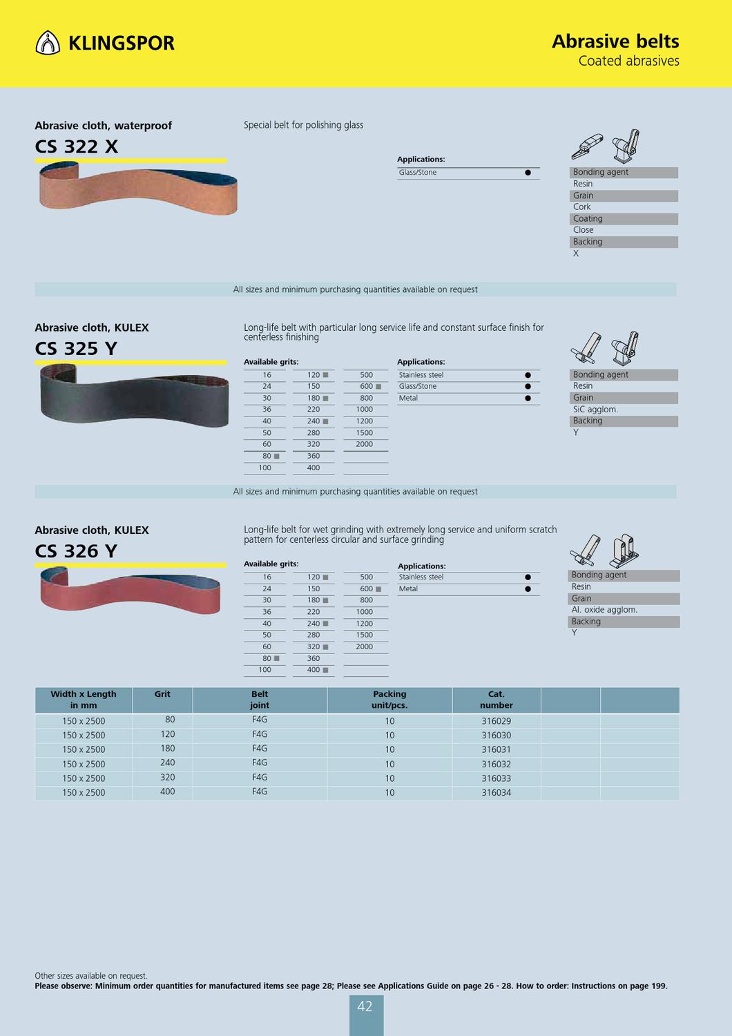 Klingspor Product Catalogue by United Welding Supplies Issuu