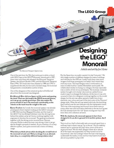 Lego train online ice