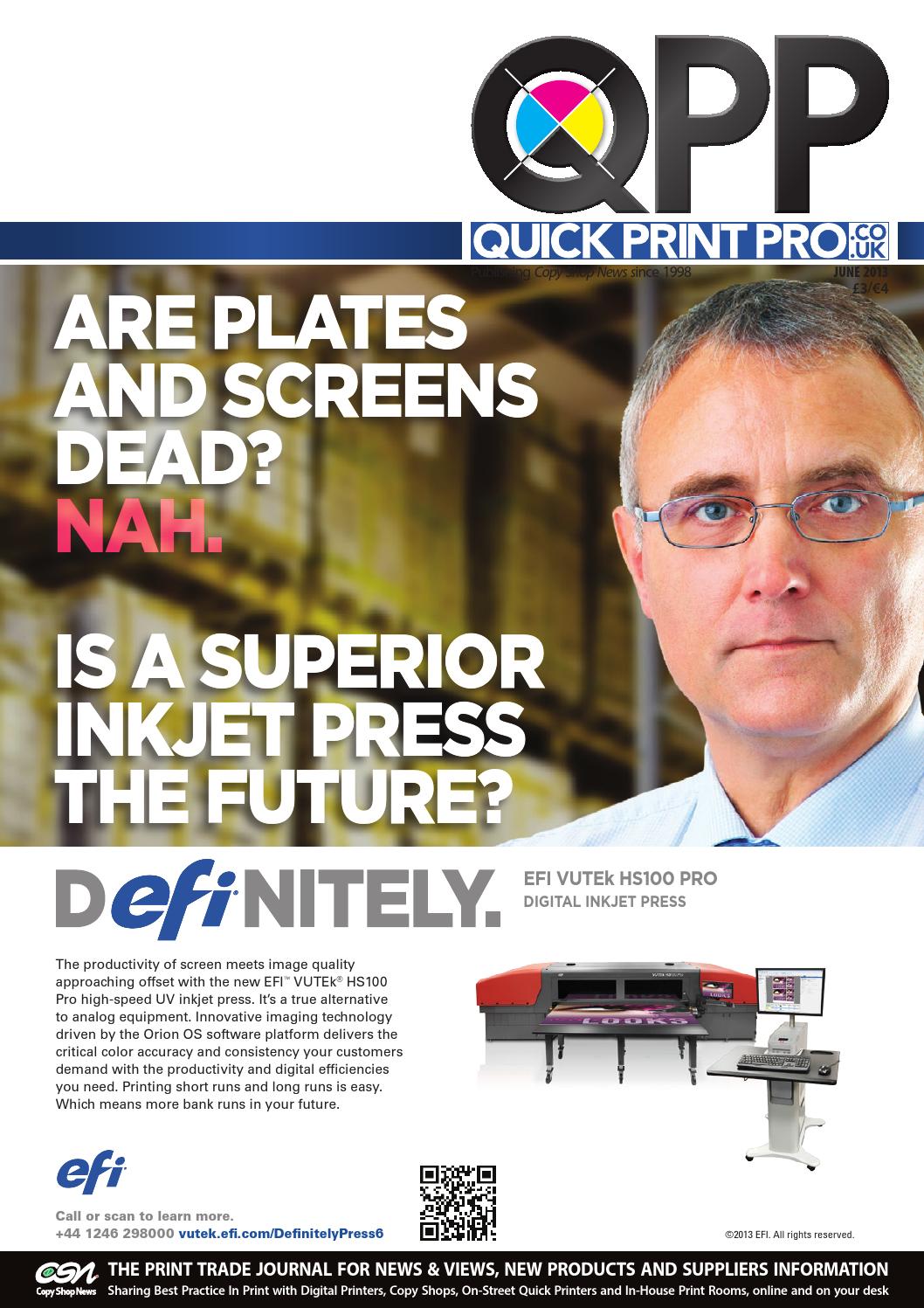 Quick Print Pro June 2013 by The Magazine Production Company Issuu