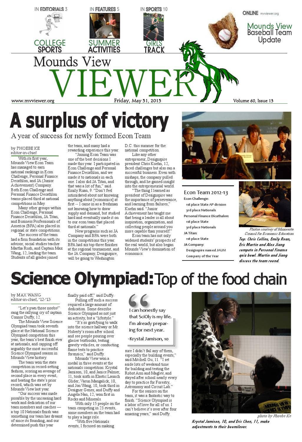 Issue 13 2012-2013 by The Viewer - Issuu