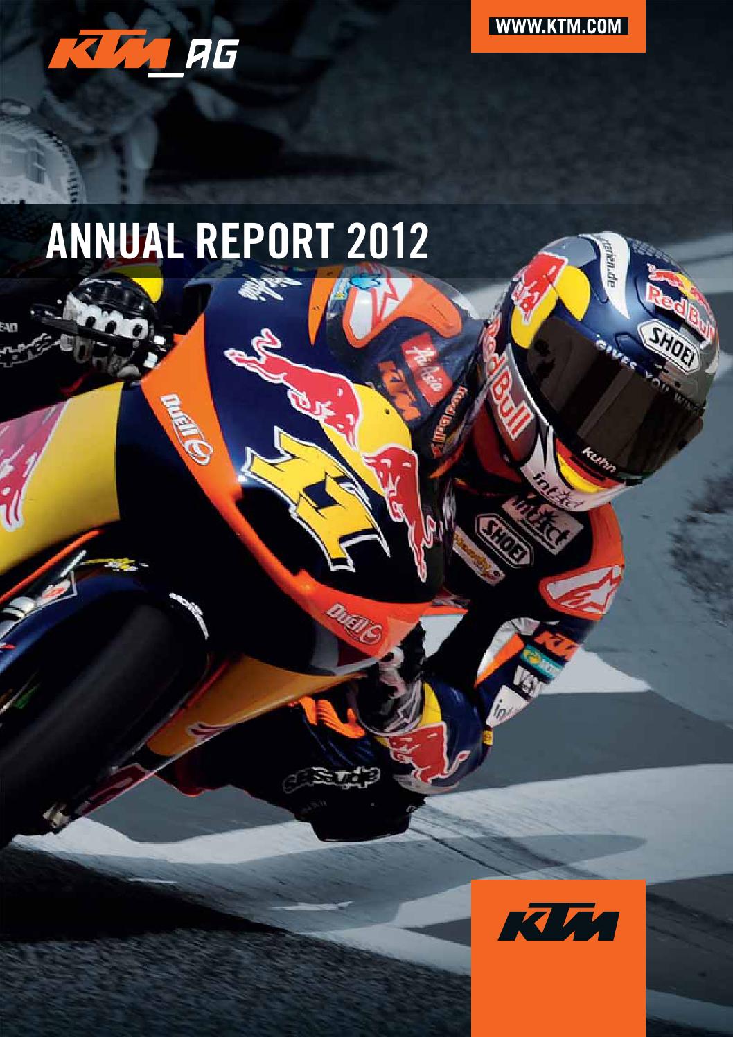 KTM Annual Report 2012 by KTM GROUP - Issuu