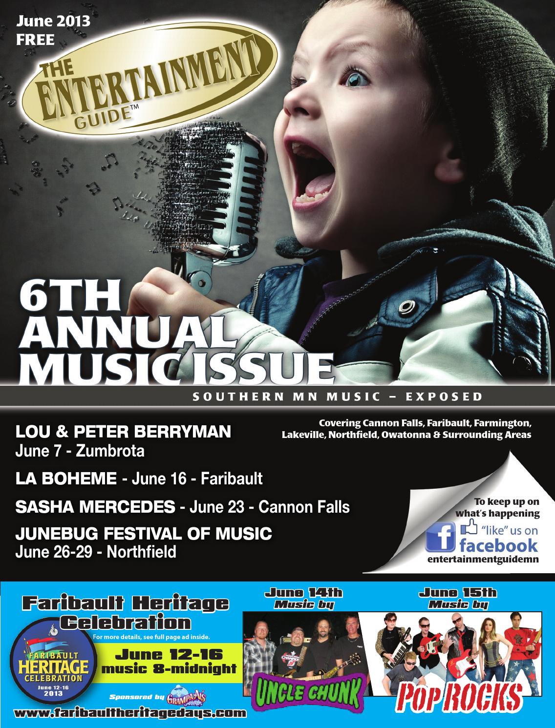 June 2013 Entertainment Guide by The Entertainment Guide Issuu
