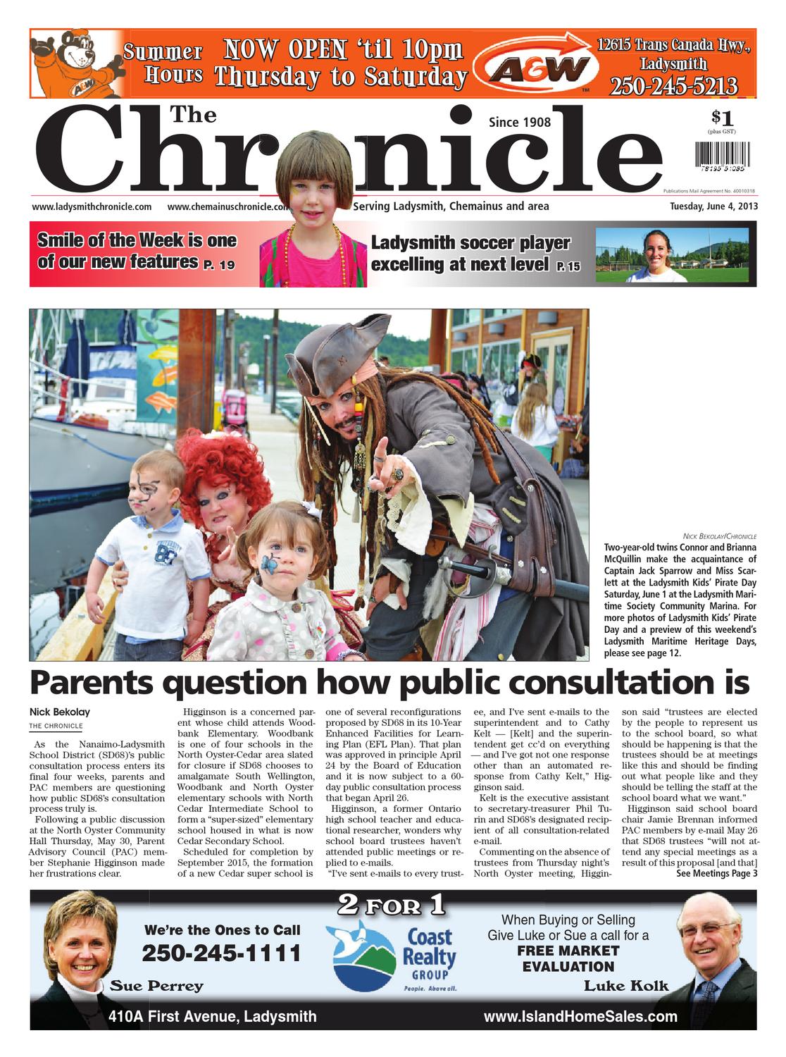 Ladysmith Chronicle, June 04, 2013 by Black Press Media Group Issuu