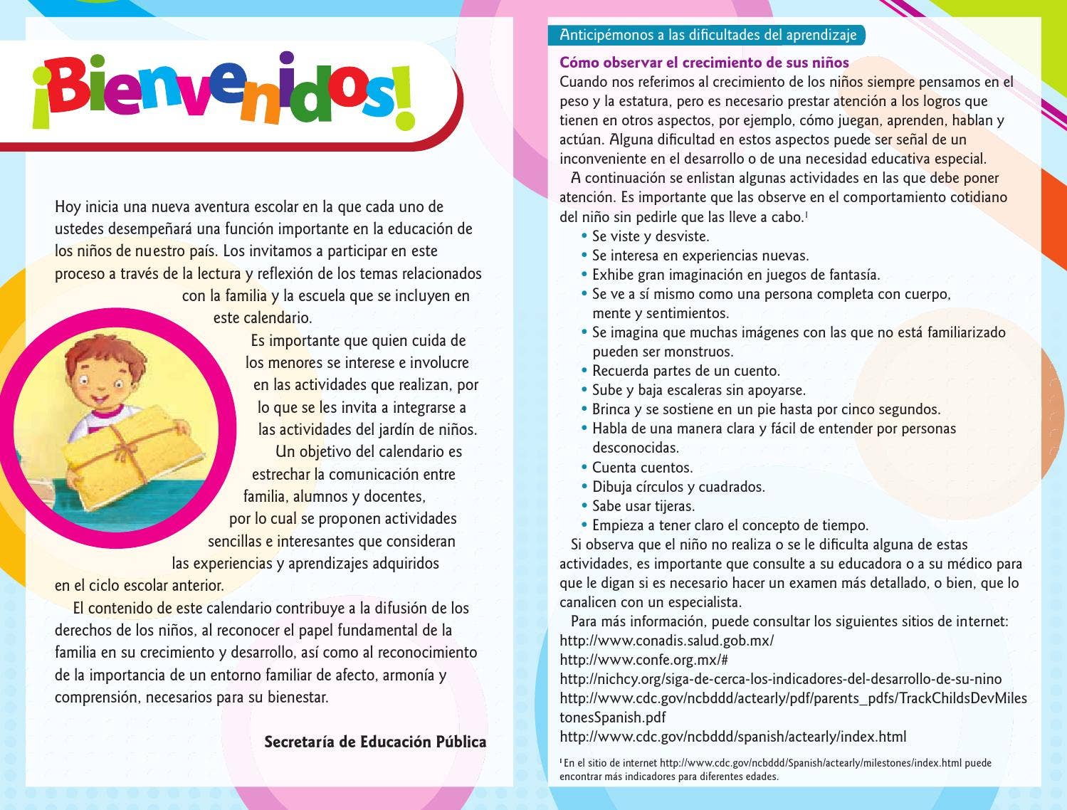 Calendario para la Familia 2do. Grado Preescolar by Rarámuri - Issuu