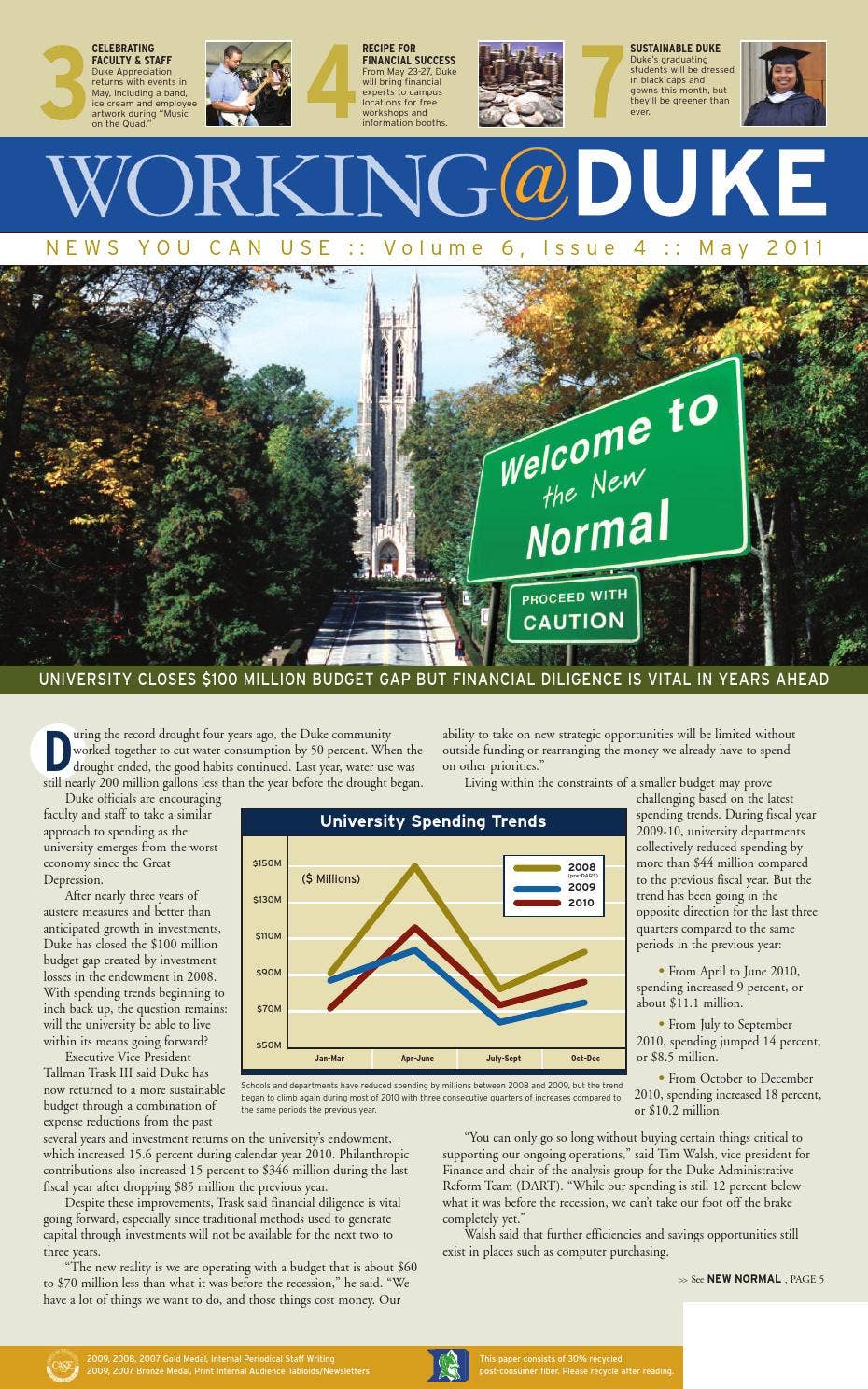 Working@Duke May, 2011 Issue by Working Duke - Issuu