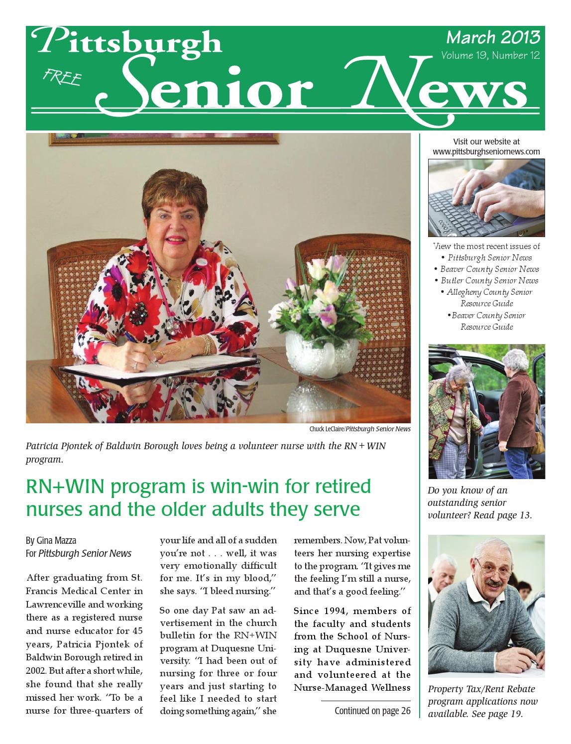 Marchpsn By Pittsburgh Senior News Issuu