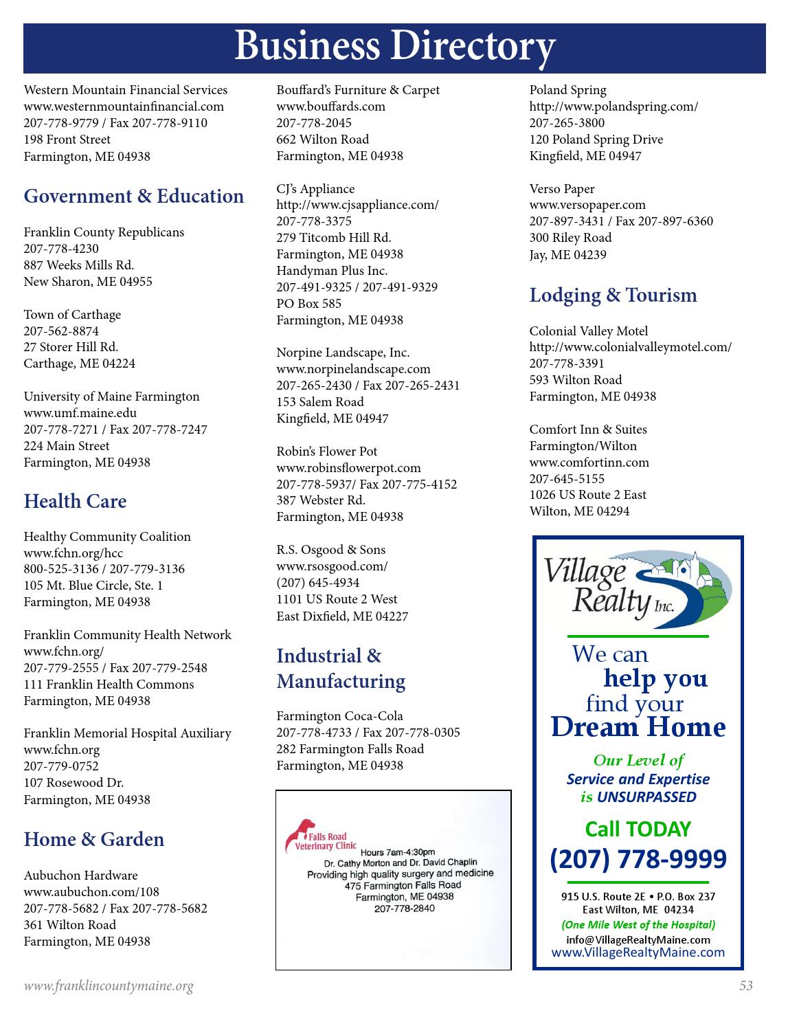 2013 14 Welcome Guide By Franklin County Chamber Of Commerce Issuu
