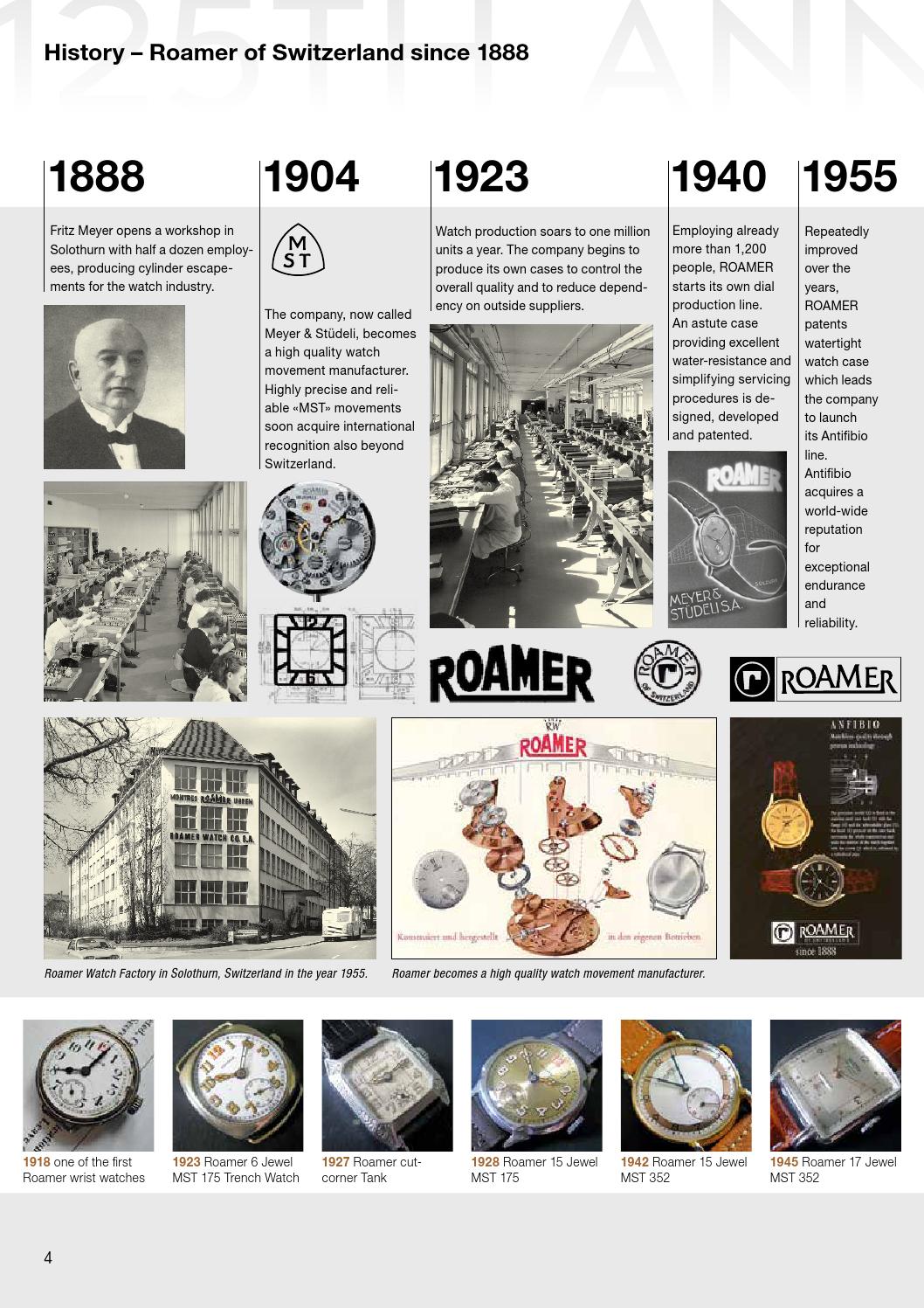 Roamer linebook 2013 by Watches7 Issuu