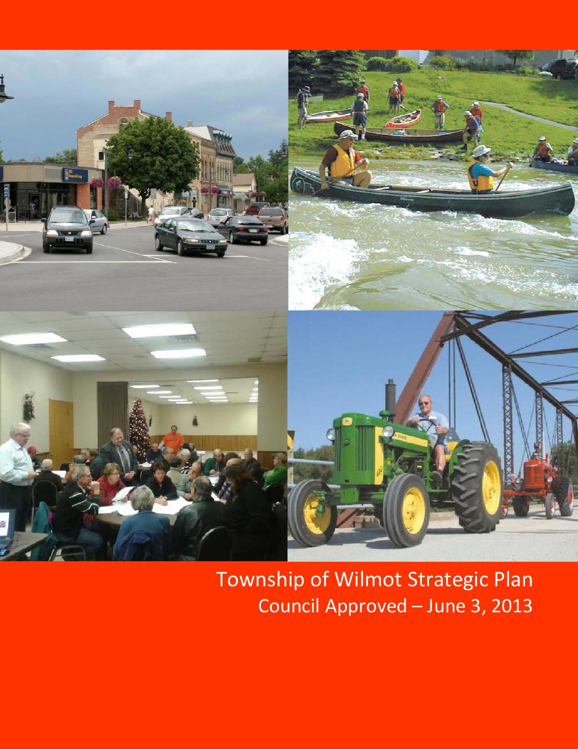Township of Wilmot Strategic Plan by Township of Wilmot Issuu