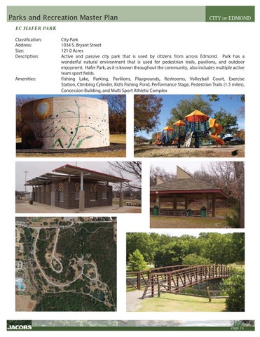 Edmond Parks & Recreation Master Plan by City of Edmond - Issuu