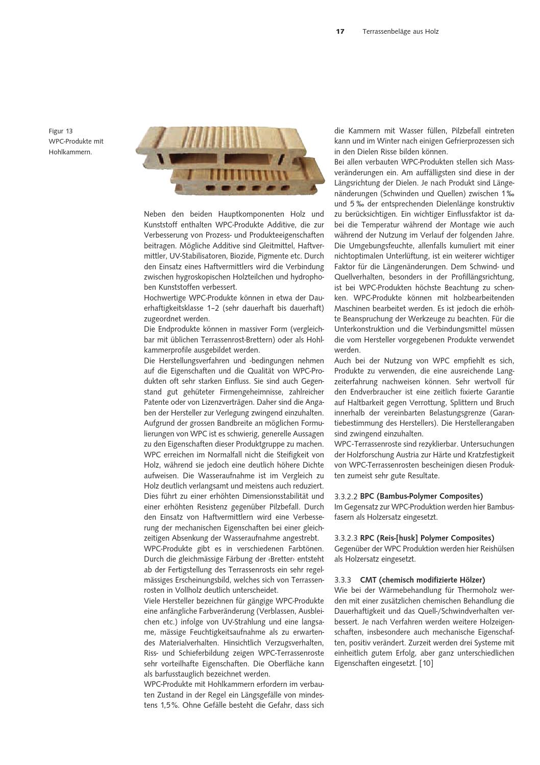 Terrassenbeläge aus Holz by Lignum - Issuu