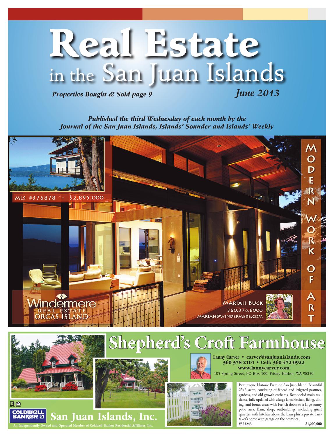 Real Estate in the San Juan Islands June 2013 by Sound Publishing Issuu