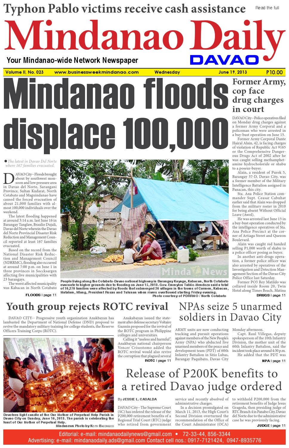 Mindanao Daily Davao (June 19, 2013) by Mindanao Daily News - Issuu