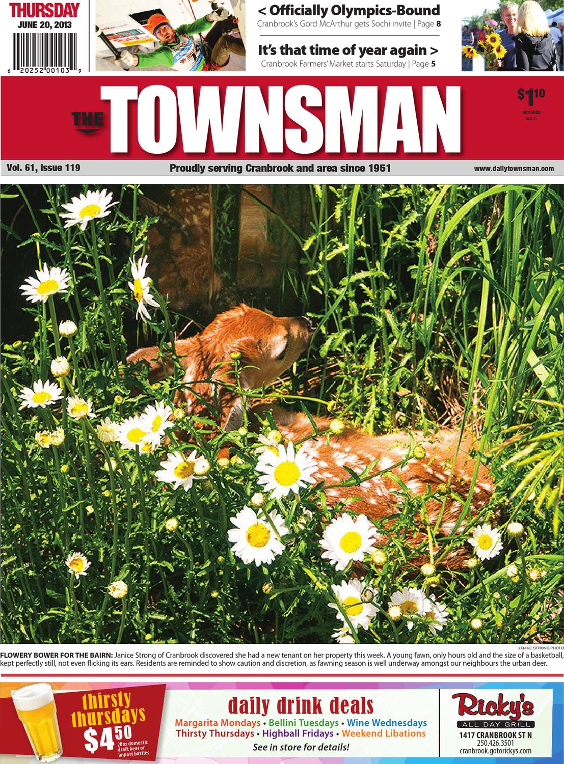 Cranbrook Daily Townsman, June 20, 2013 by Black Press Media Group Issuu