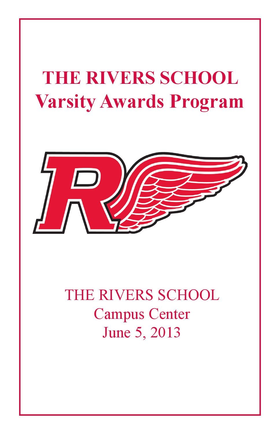 The Rivers School Varsity Awards Program 2013 by The Rivers School - Issuu