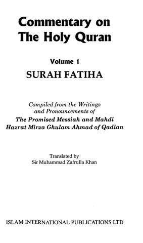 Commentary on Surah Fatiha by Adeel Ahsan - Issuu