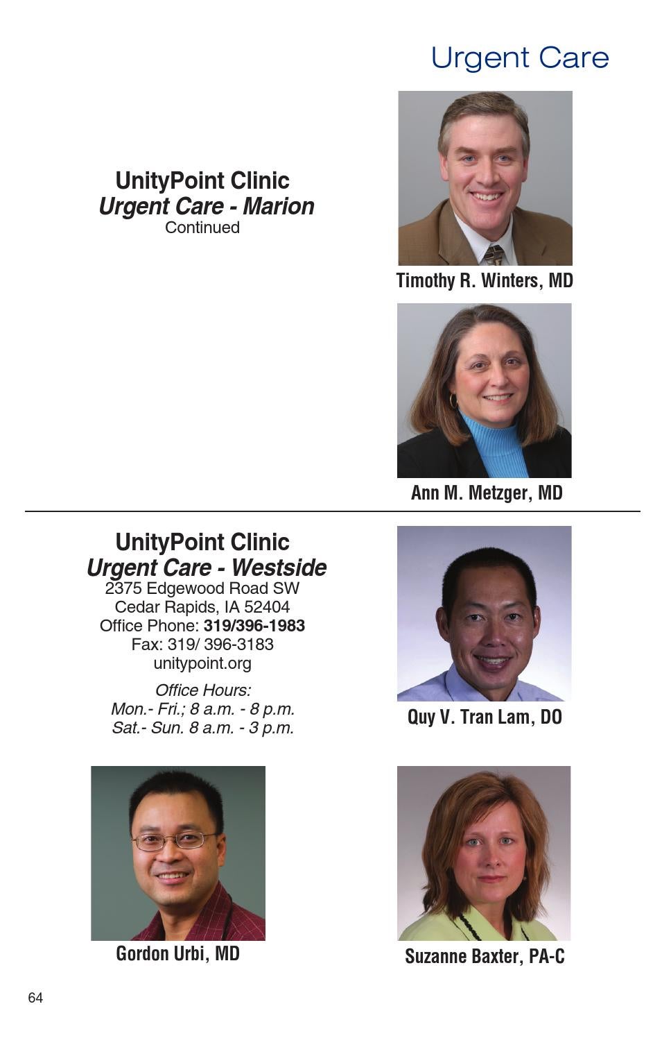 Provider &amp; Resource Guide for UnityPoint Health St. Luke