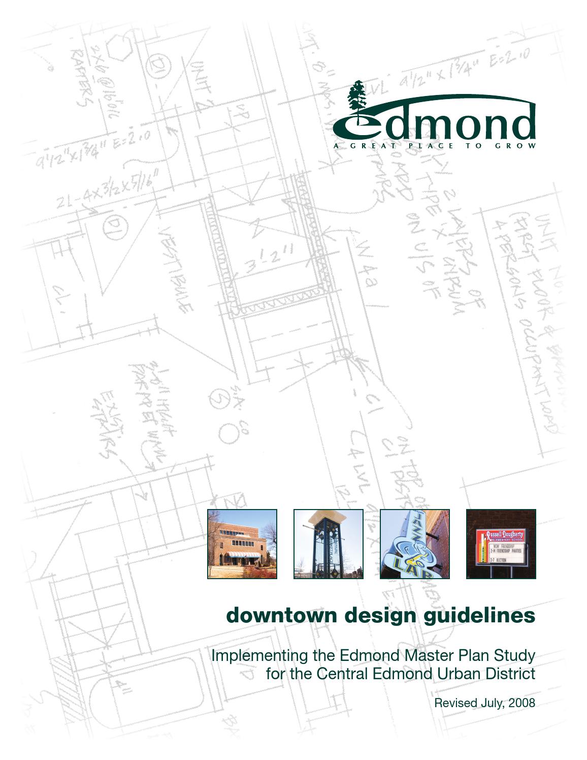 Downtown Design Guidelines by City of Edmond - Issuu