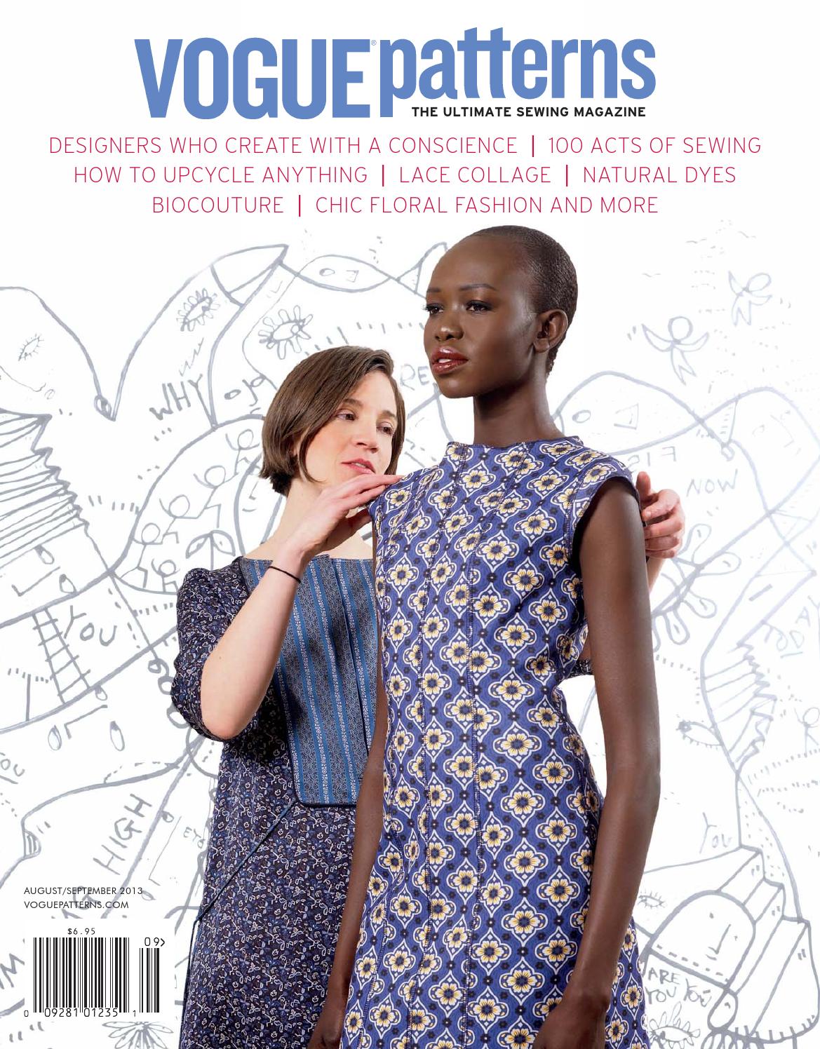 Vogue Patterns Magazine August/September 2013 by The McCall Pattern Company, Inc. Issuu