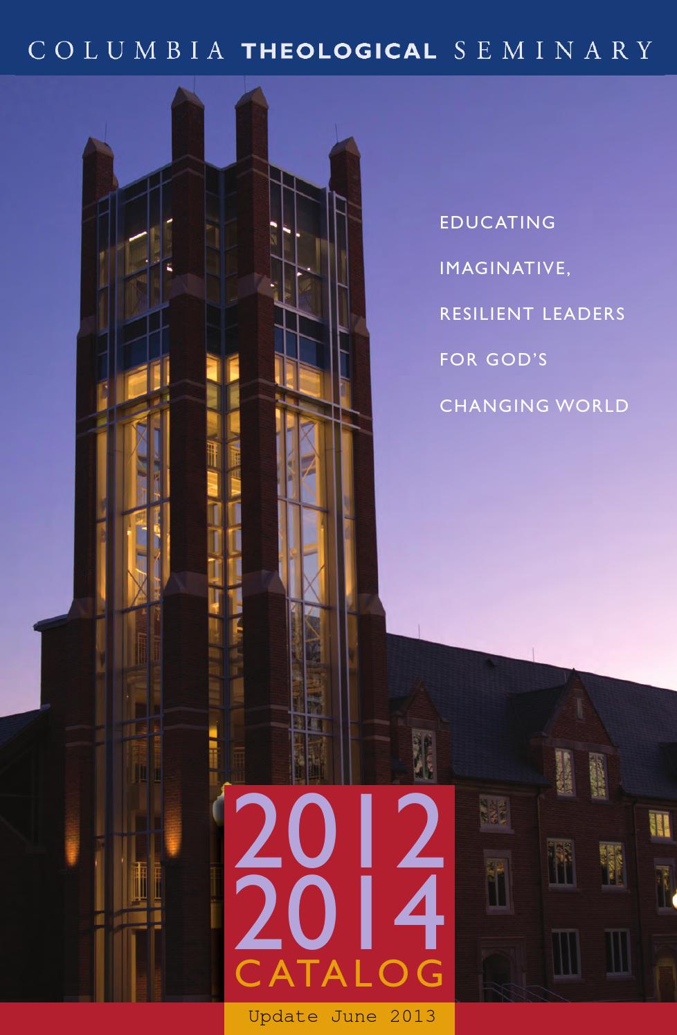 2012 2014 Catalog by Columbia Theological Seminary Issuu
