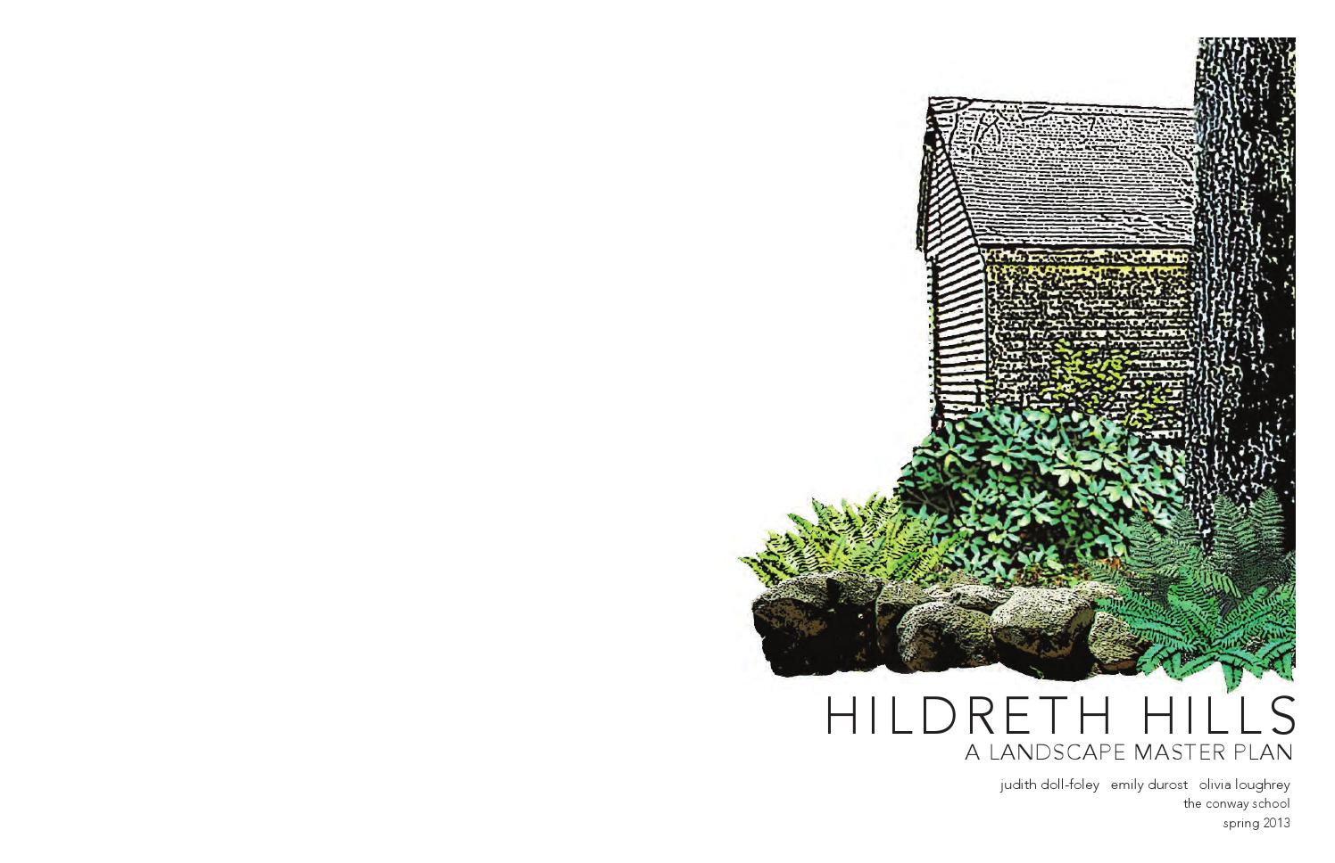 Hildreth Hills Landscape Master Plan by The Conway School Issuu