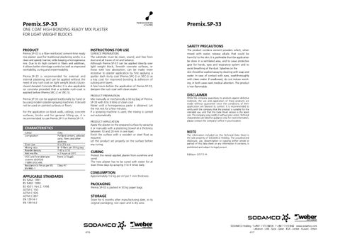 Sodamco Weber Product catalogue 2012 by Weber - Issuu