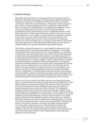 california-red-legged-frog-recovery-plan by Amphibian Survival Alliance ...