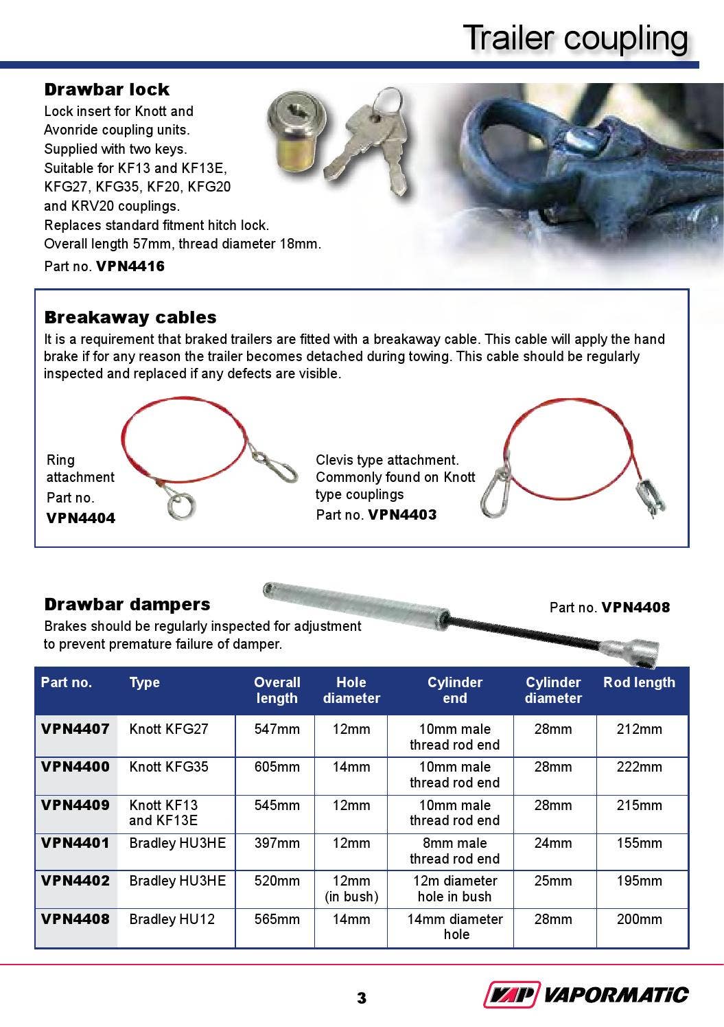 Trailer Parts Catalogue 2012 by The Vapormatic UK Ltd. Issuu