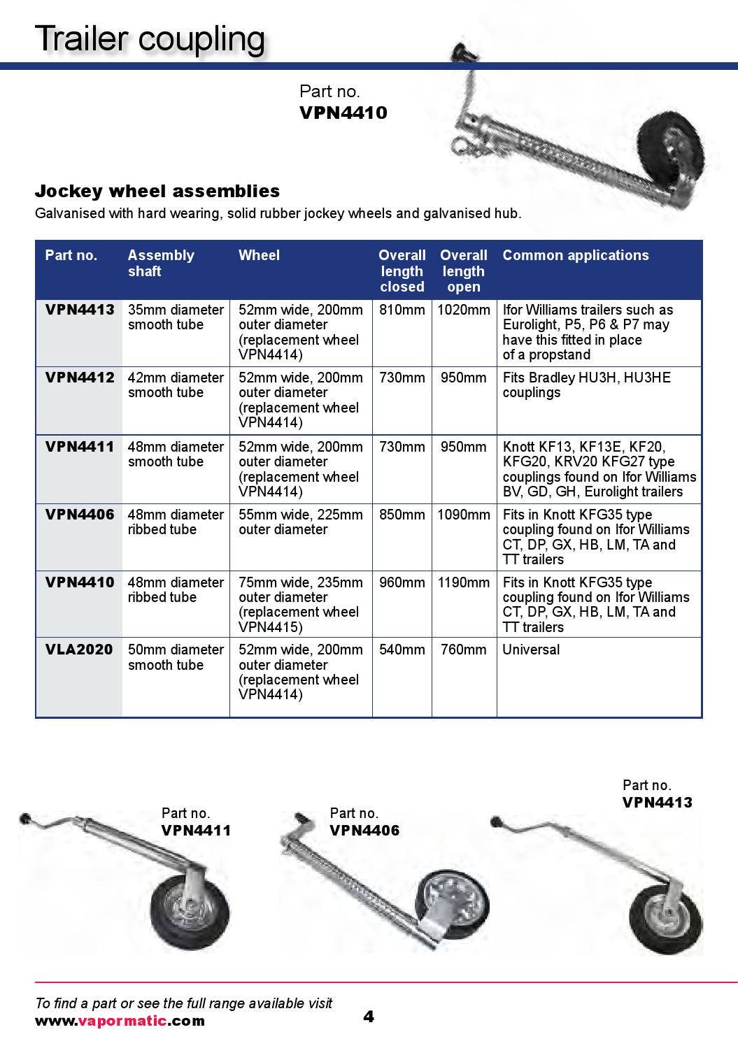 Trailer Parts Catalogue 2012 by The Vapormatic UK Ltd. Issuu
