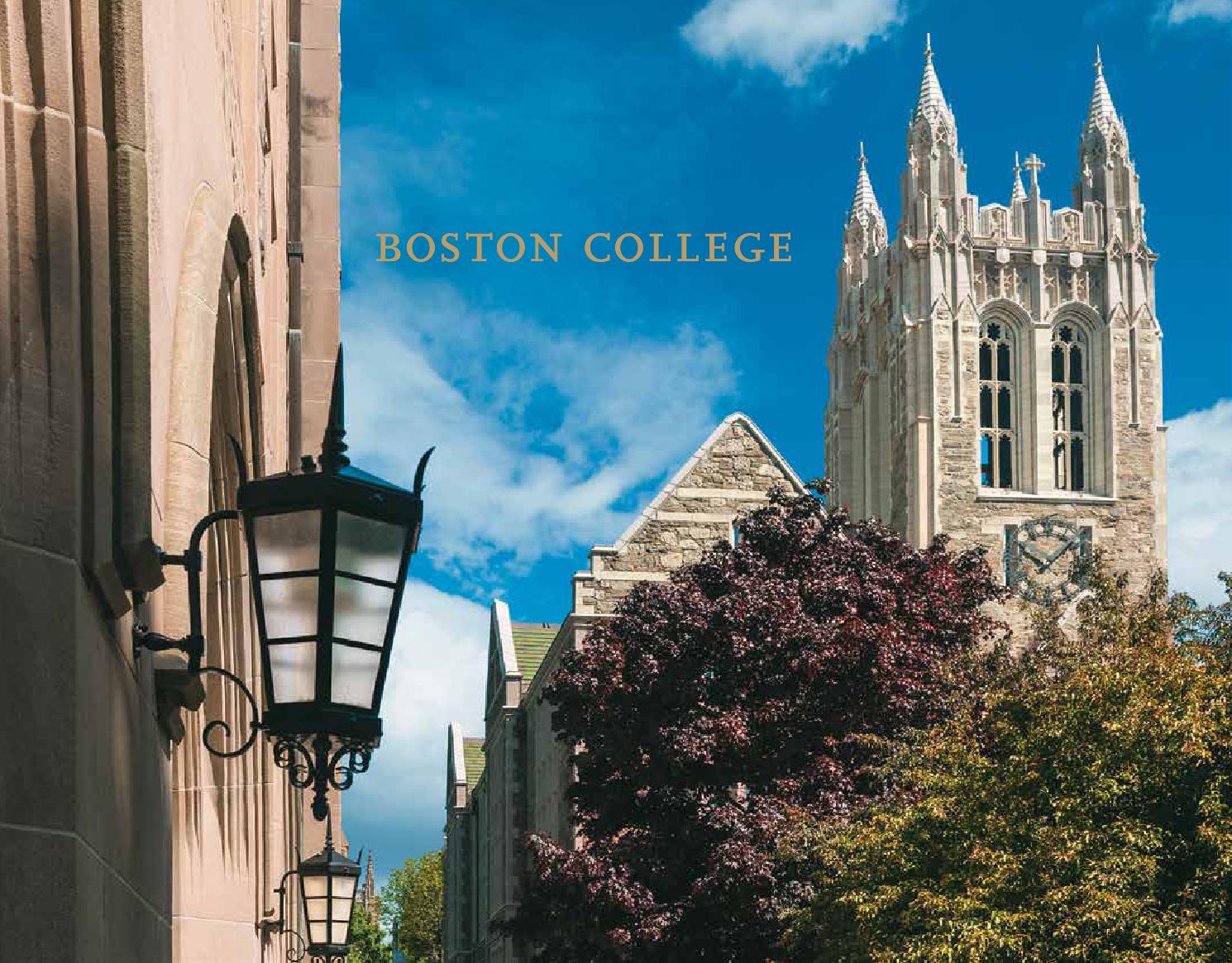 Boston College Undergraduate Admission Bulletin, 20132014 by Boston