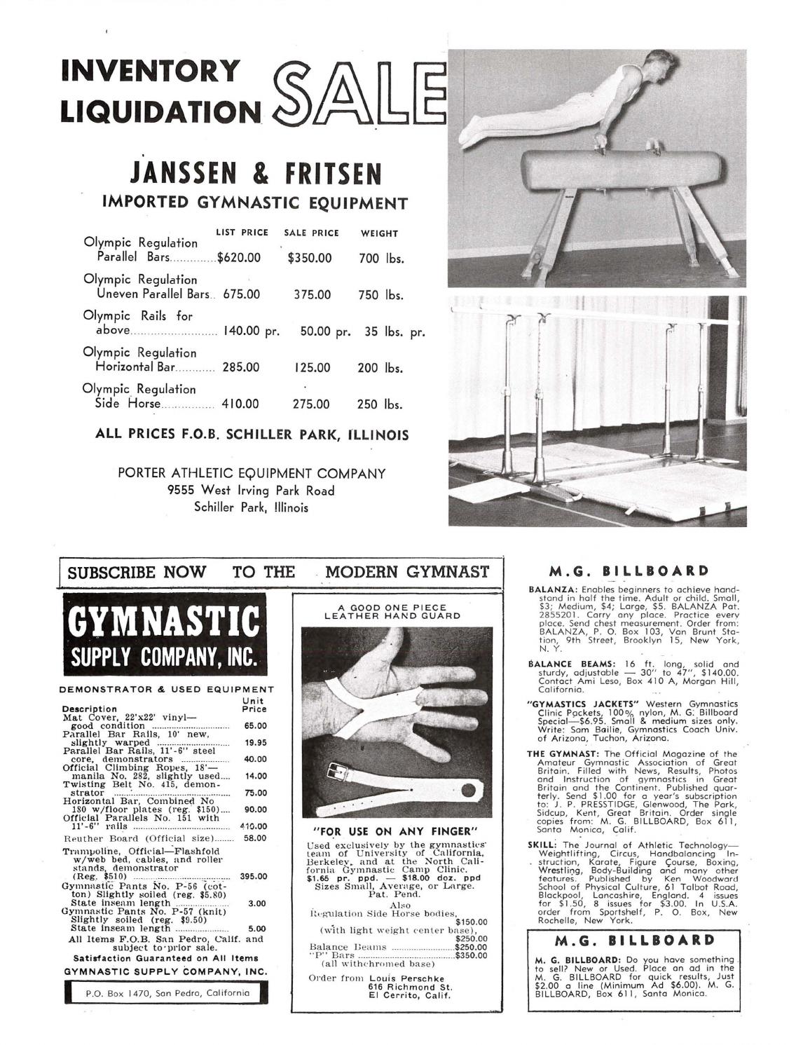 Modern Gymnast September 1963 by USA Gymnastics Issuu