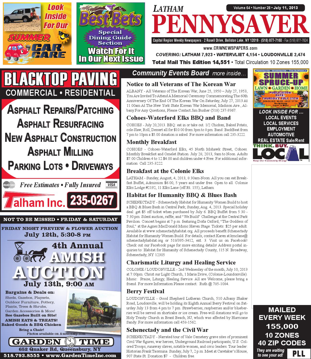 latham pennysaver 071113 by capital region weekly newspapers issuu cdphp life points flyer