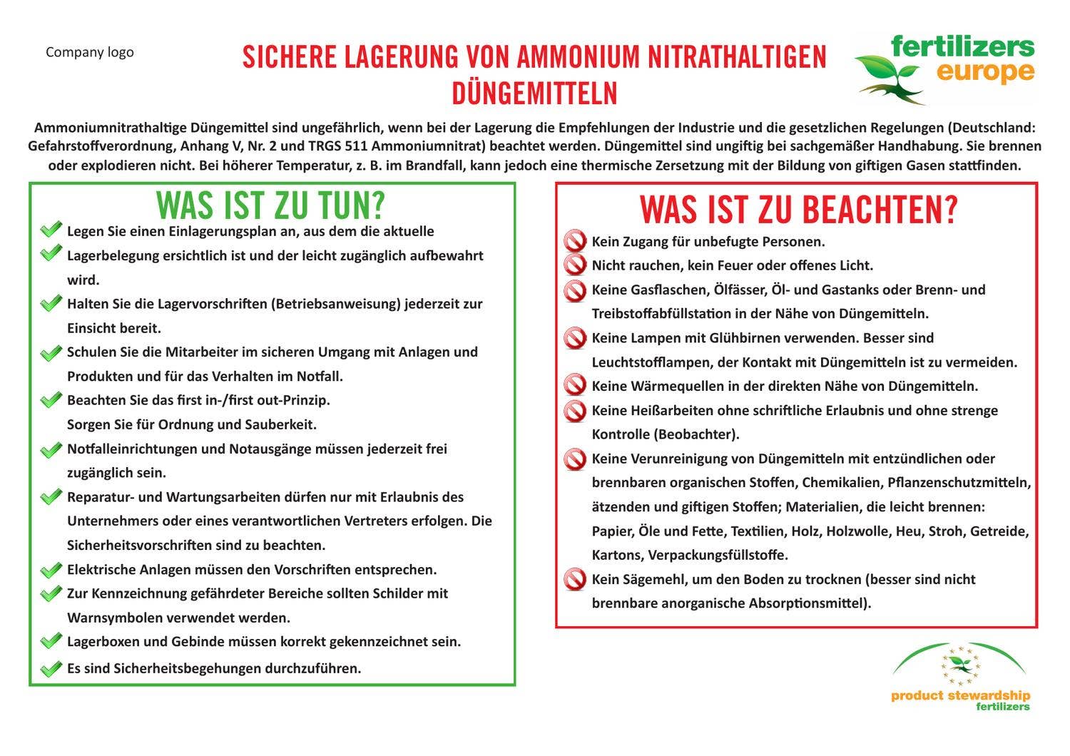 Safe_storage_of_fertilizers_DE by Fertilizers Europe - Issuu