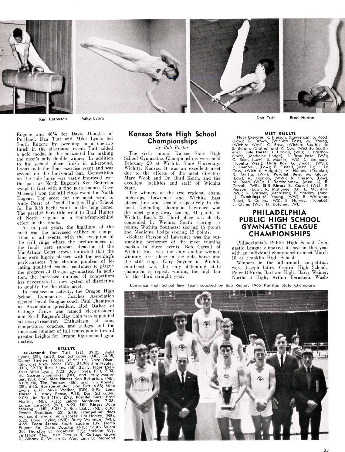 Modern Gymnast May/June 1965 by USA Gymnastics Issuu