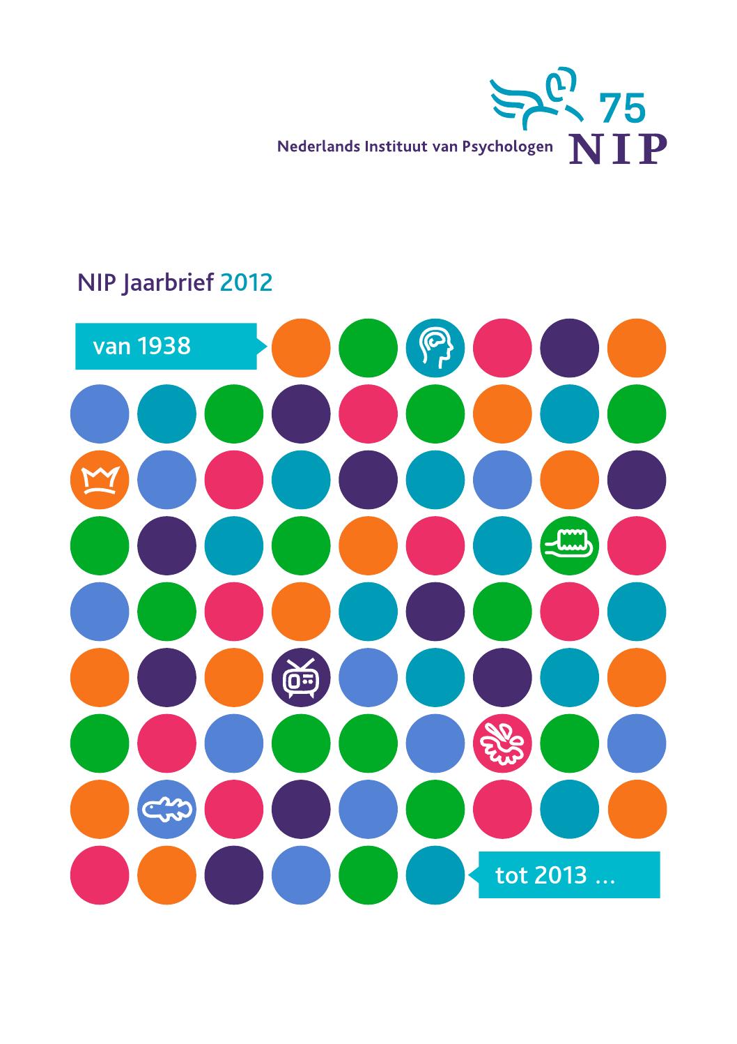 NIP jaarbrief 2012 by Nederlands Instituut van Psychologen Issuu