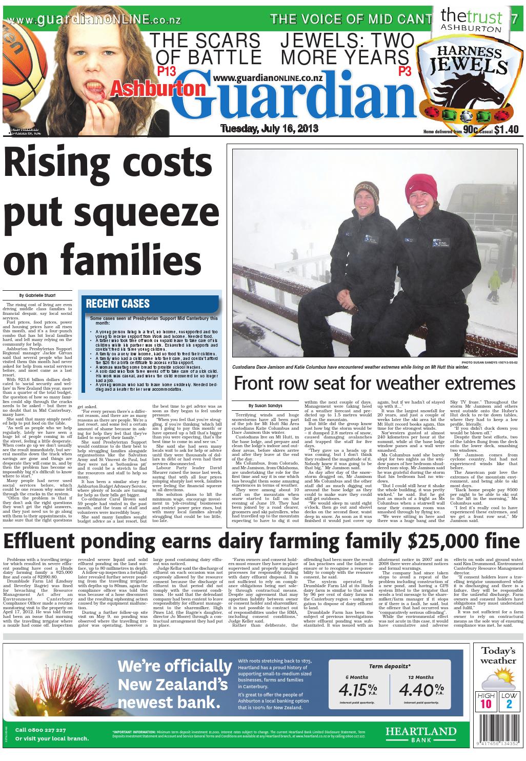 Ashburton Guardian Tuesday 16 July 2013 by Ashburton Guardian Issuu