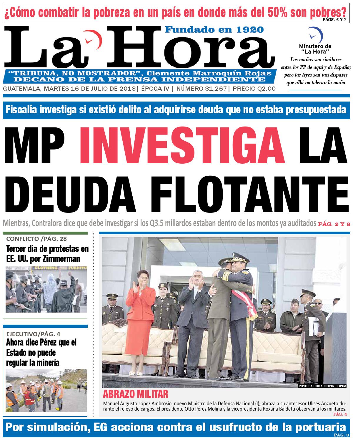 Diario La Hora 16 07 2013 By La Hora Issuu