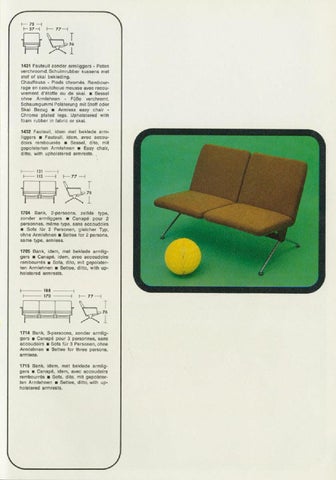 Gispen Collectie 家具目录 · Gispen meubelcatalogus 1968 - 1969 第 17 页