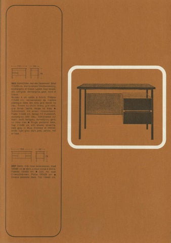 Gispen Collectie 家具目录 · Gispen meubelcatalogus 1968 - 1969 第 23 页